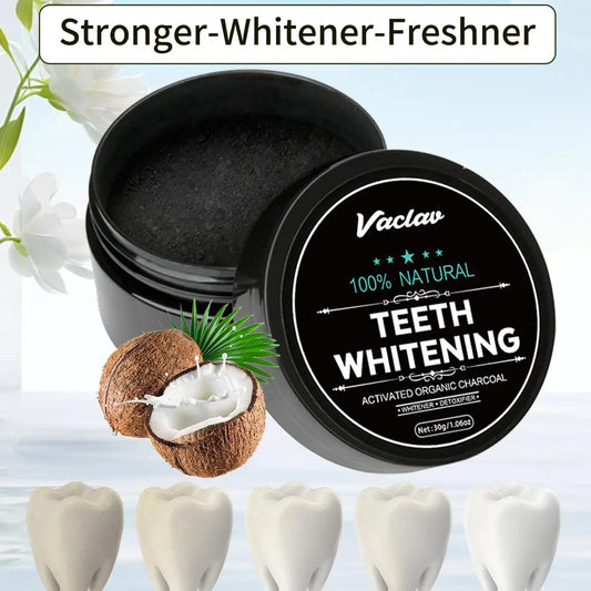 Vaclav Activated Charcoal Teeth Whitening Powder, Charcoal Teeth Cleaning Powder, Coconut Shell Activated Charcoal Powder