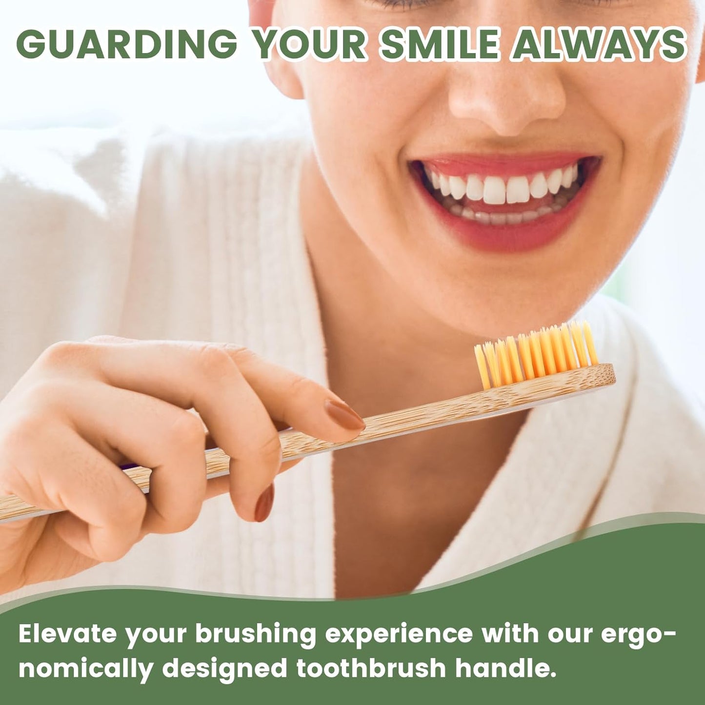 36 PCS Bamboo Toothbrushes, Kids Aged 7+ Toothbrush Pack, Eco-Friendly Natural Wooden Toothbrush Bulk, Individually Wrapped Bulk Toothbrushes,Bpa Free Medium Soft Bristles