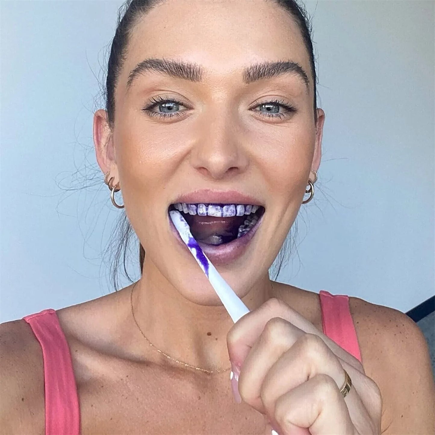 Purple Teeth Whitening Toothpaste Purple Toothpaste Toothpaste Pain Sensitive Teeth Teeth Whitening Toothpaste for Adults 30Ml