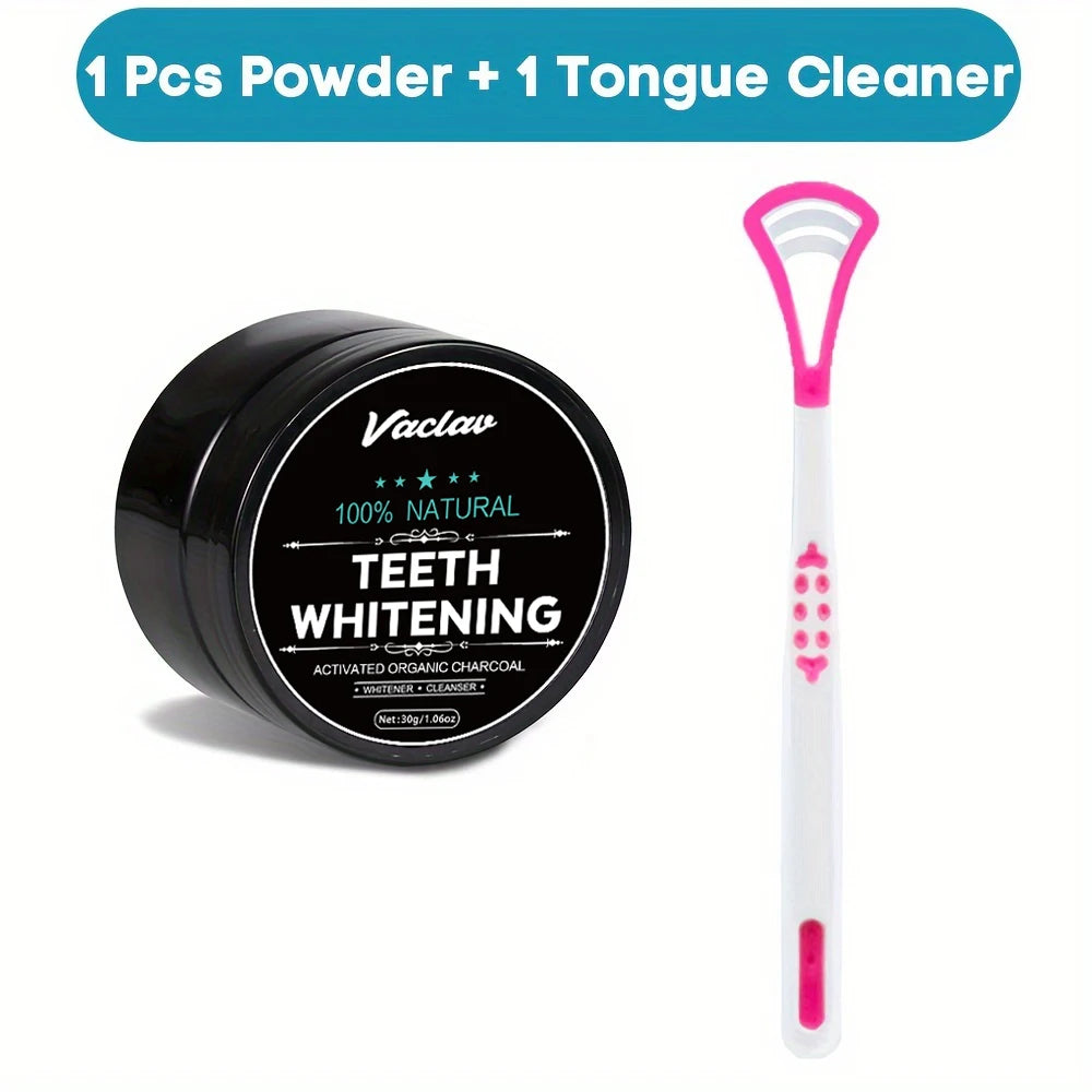 Vaclav Activated Charcoal Teeth Whitening Powder, Charcoal Teeth Cleaning Powder, Coconut Shell Activated Charcoal Powder