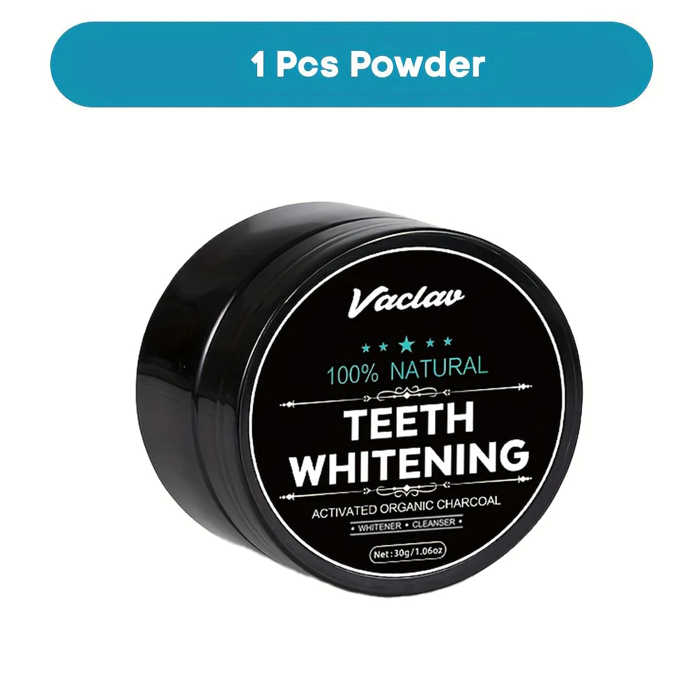 Vaclav Activated Charcoal Teeth Whitening Powder, Charcoal Teeth Cleaning Powder, Coconut Shell Activated Charcoal Powder