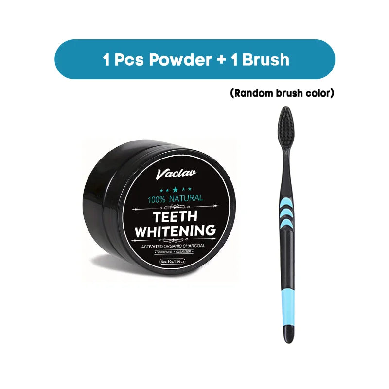 Vaclav Activated Charcoal Teeth Whitening Powder, Charcoal Teeth Cleaning Powder, Coconut Shell Activated Charcoal Powder
