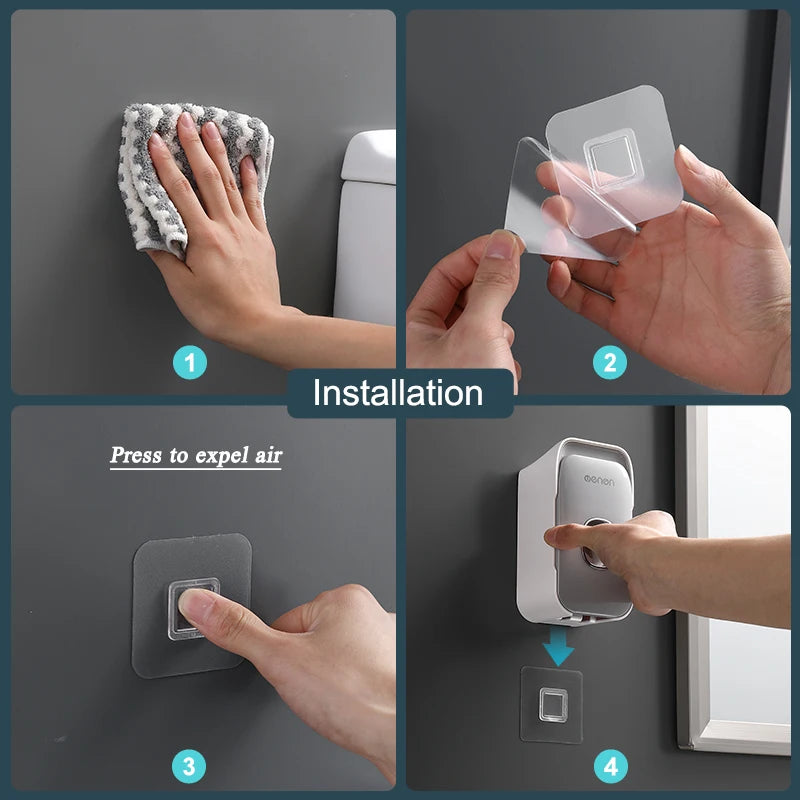 The New Way to Brush: Automatic Toothpaste Dispenser - Mess-Free!