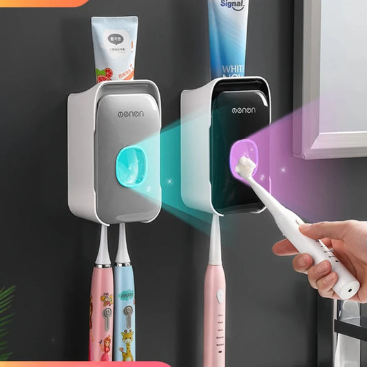 The New Way to Brush: Automatic Toothpaste Dispenser - Mess-Free!