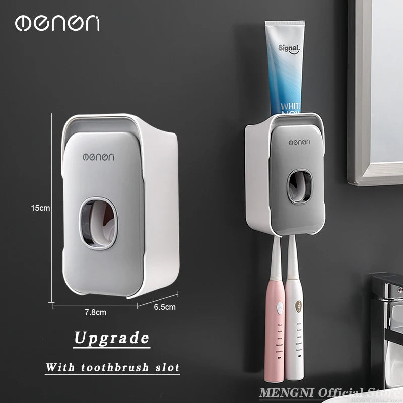 The New Way to Brush: Automatic Toothpaste Dispenser - Mess-Free!