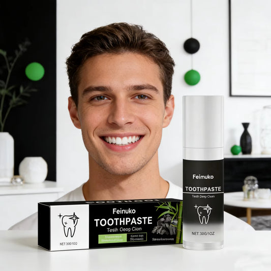Crystal Smile™ Natural Activated Charcoal Teeth Whitening Toothpaste