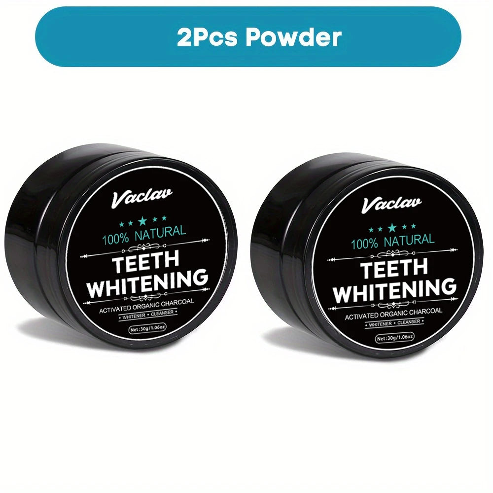 Vaclav Activated Charcoal Teeth Whitening Powder, Charcoal Teeth Cleaning Powder, Coconut Shell Activated Charcoal Powder
